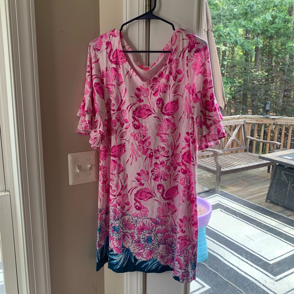 Lilly Pulitzer Flamingo Dress